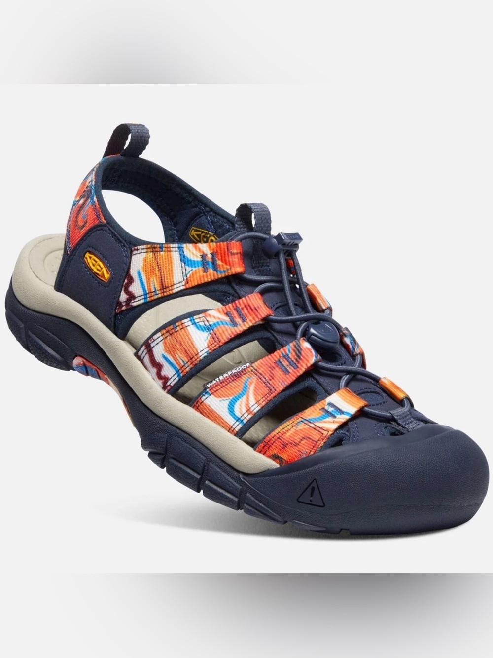 KEEN x Outdoor Afro Newport Retro Sandals Men’s 10 Groovy Orange Navy